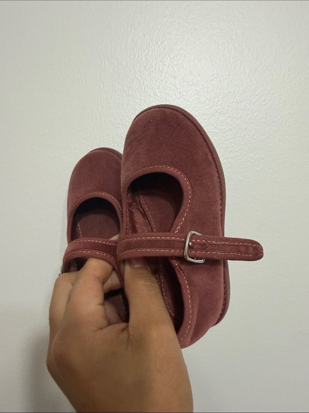 Zara Suede Kids Mary Jane Shoes - Picture 6 of 9